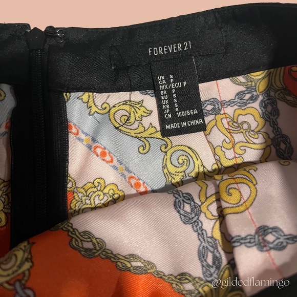 Scarf Print Wrap Skirt - Picture 10 of 10